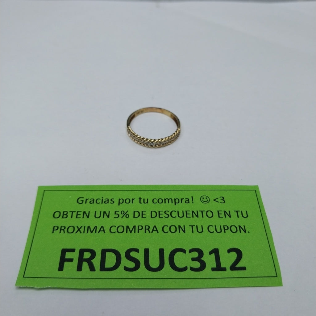 ANILLO ORO 10 K 1.4 GRMS (SEMINUEVO)