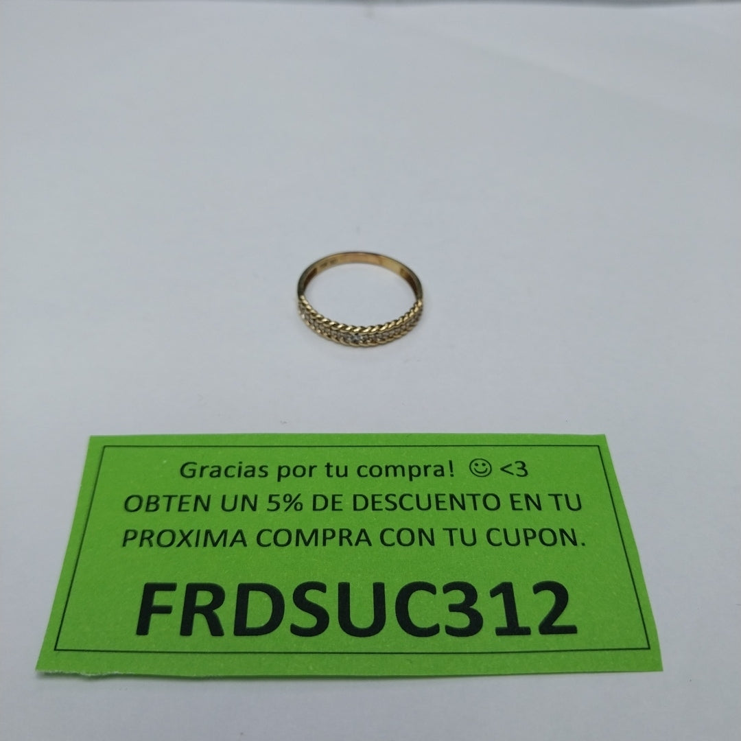 ANILLO ORO 10 K 1.4 GRMS (SEMINUEVO)