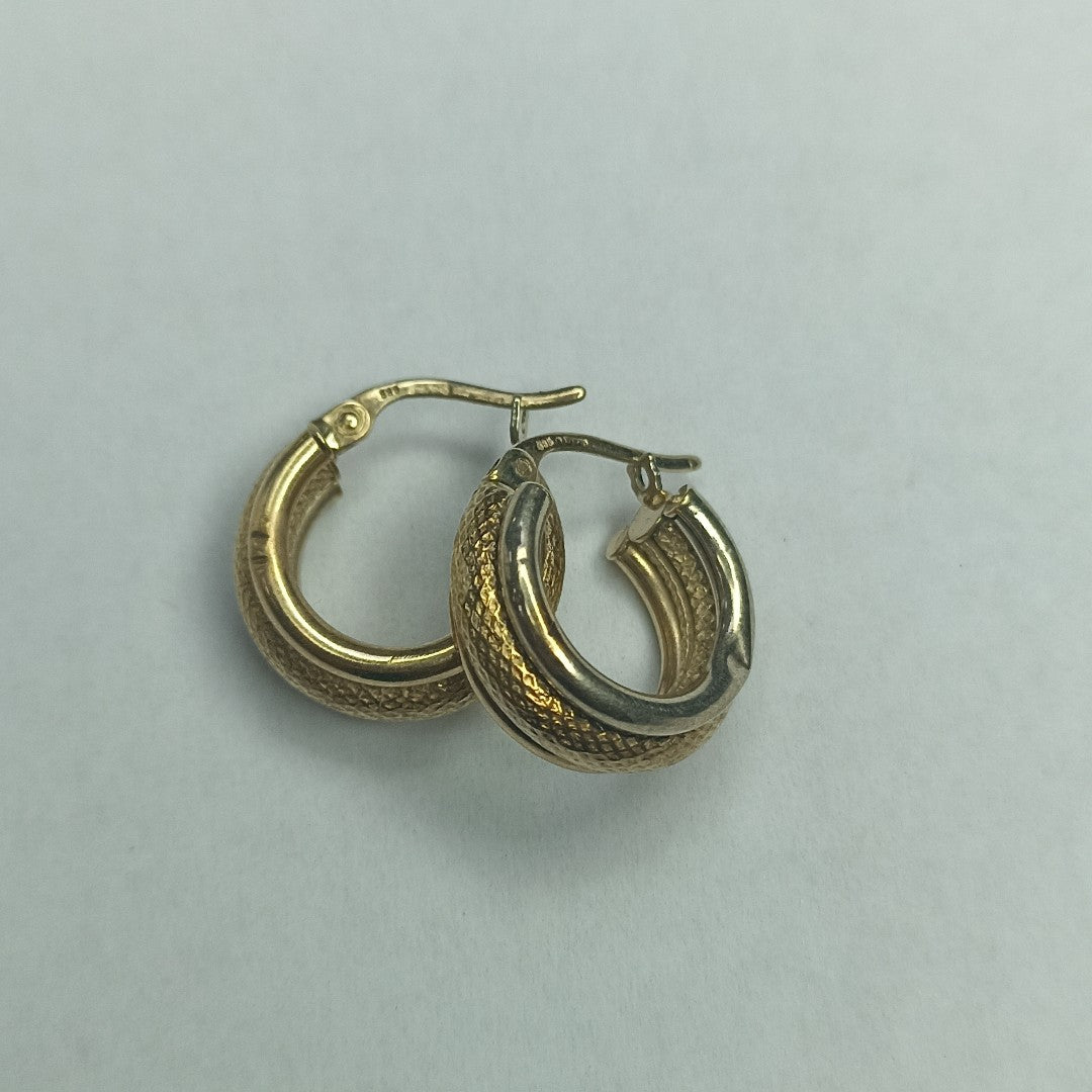 ARRACADAS PAR ORO 14 K 2.8 GRMS (SEMINUEVO)