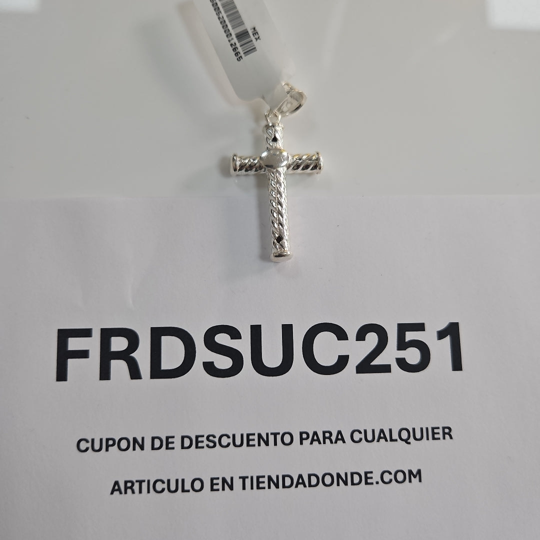 CRUZ PLATA .925 3.3 GR (NUEVO)
