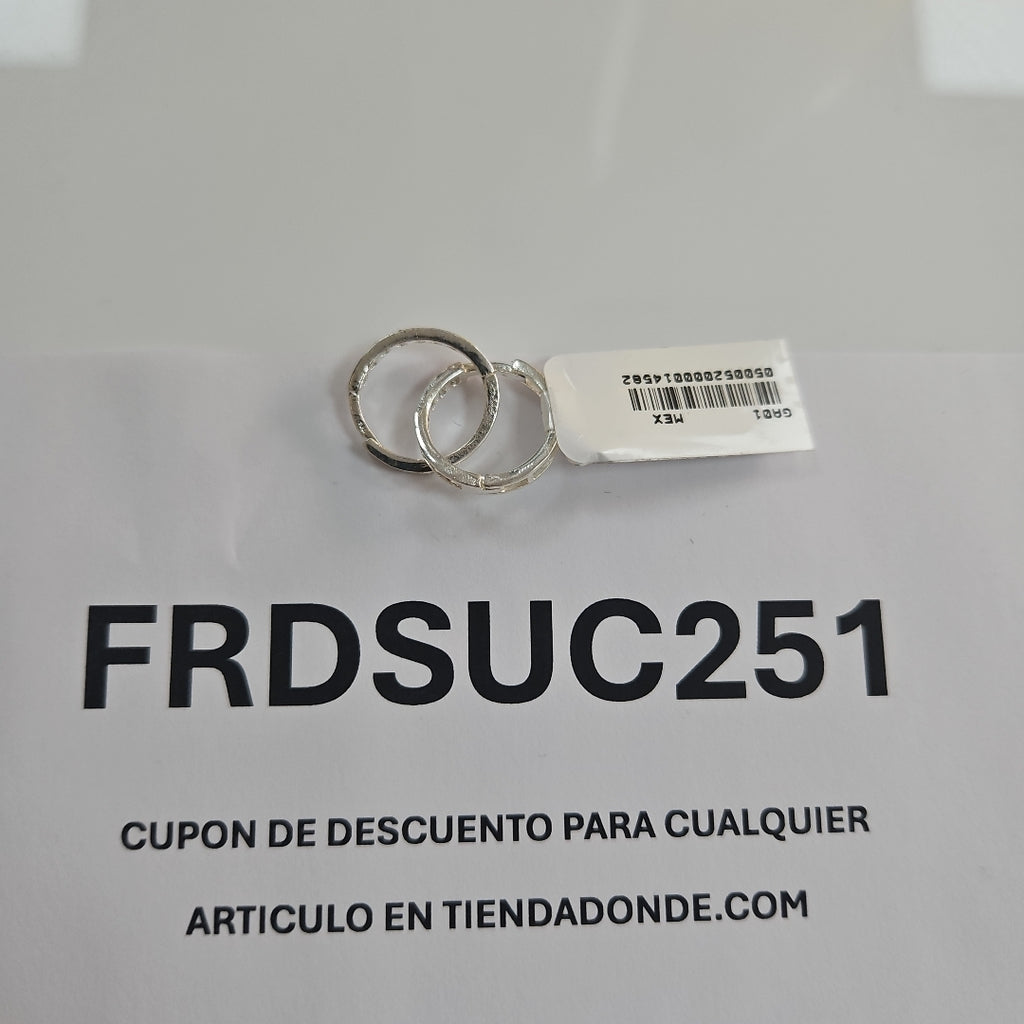 ARRACADAS C/CIRCONIAS PLATA .925 2.2 GR (NUEVO)