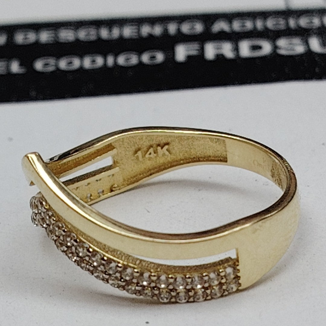 ANILLOS DAMA ORO 14K 2 (NUEVO)