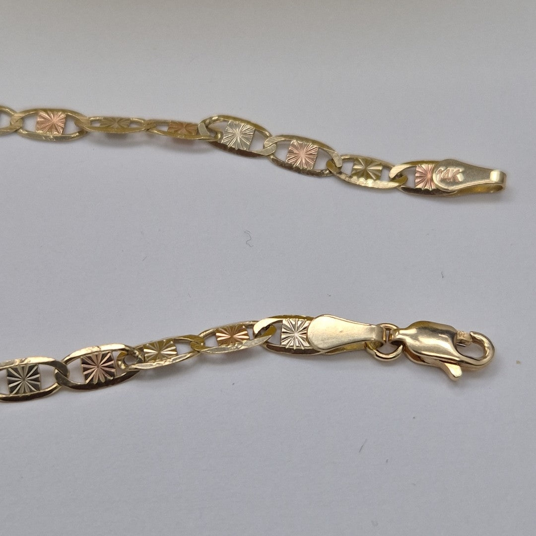 PULSERA MARINERA 4.6G 21 CM 14K (NUEVO)