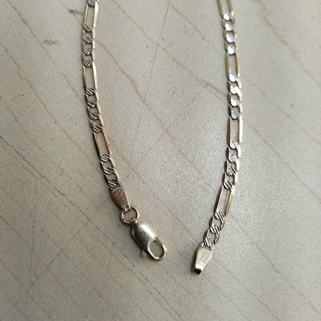 PULSERA ORO, RODIADO 14 K 2.6 GRMS (SEMINUEVO)