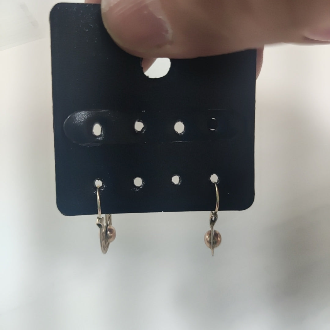 ARRACADAS PAR ORO 10 K 0.9 GRMS (SEMINUEVO)