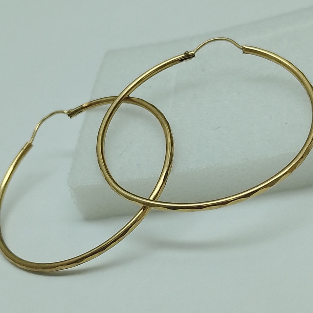 ARRACADAS PAR ORO 10 K 3.2 GRMS (SEMINUEVO)