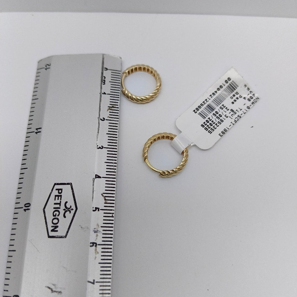 ARRACADAS PAR ORO 14 K 2 GRMS (SEMINUEVO)