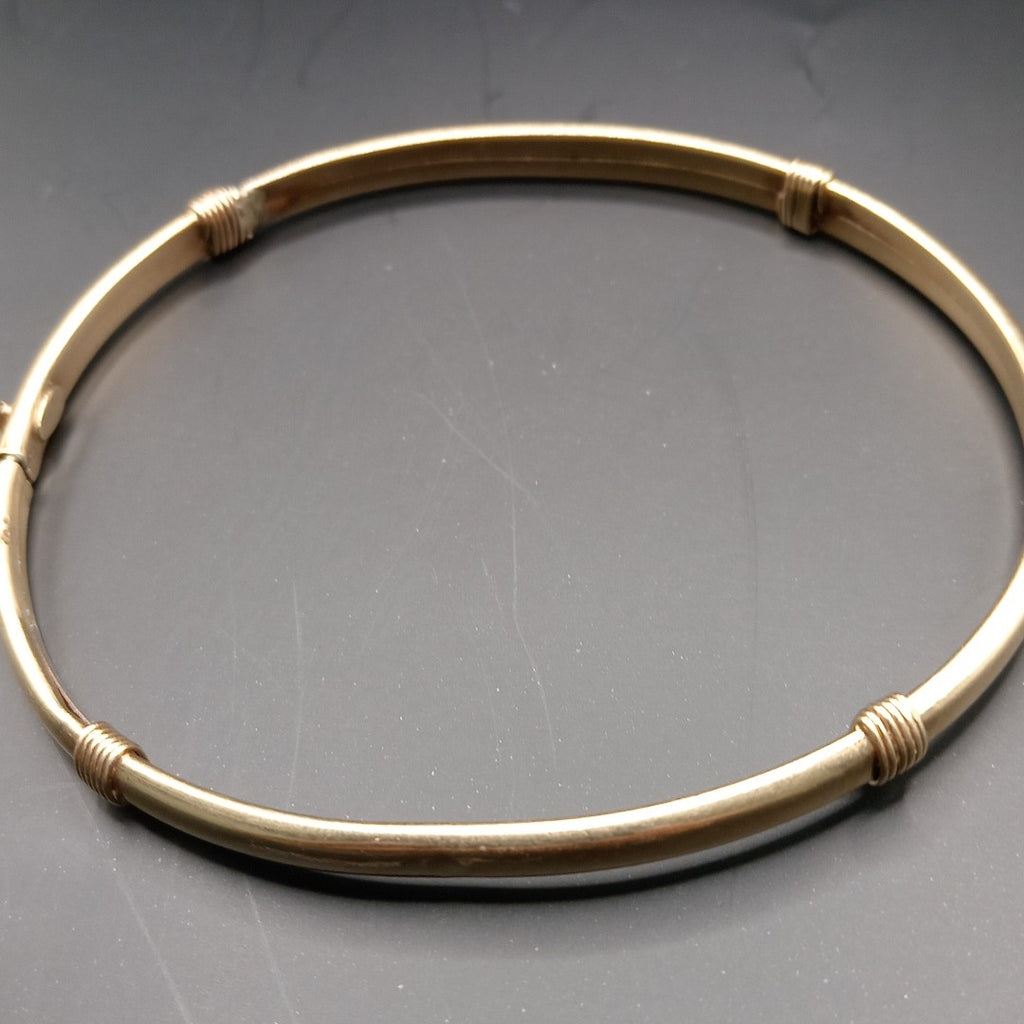 PULSERA RIGIDA ORO 14 K 5.1 GRMS (SEMINUEVO)
