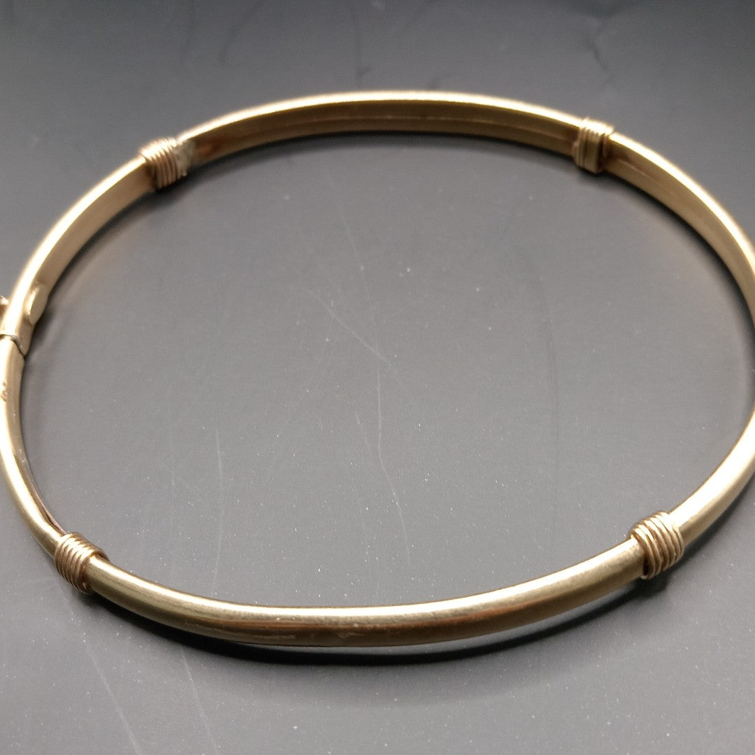 PULSERA RIGIDA ORO 14 K 5.1 GRMS (SEMINUEVO)