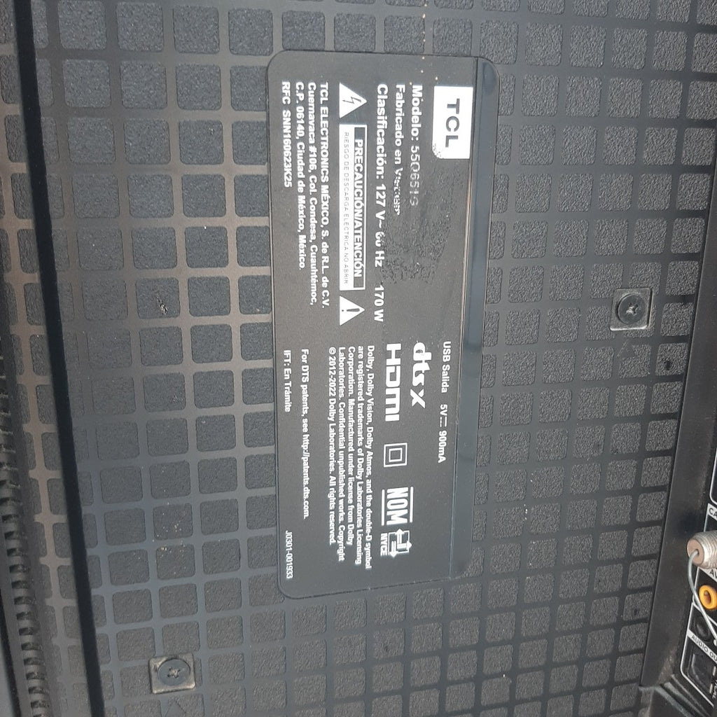 PANTALLA TCL 55Q651G (2024) 55" QLED 4K (SEMINUEVO)