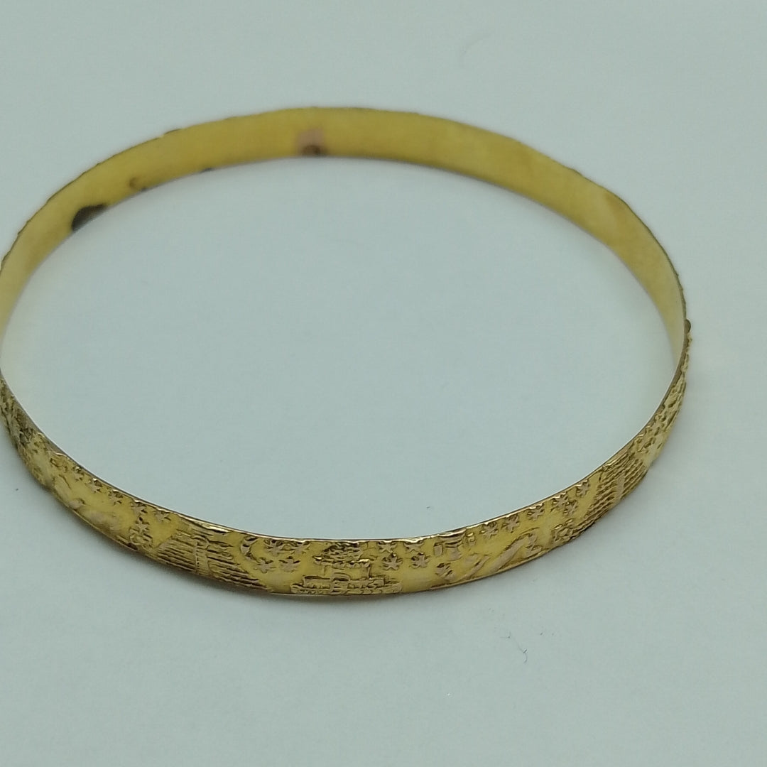 PULSERA RIGIDA ORO 10 K 10.5 GRMS (SEMINUEVO)