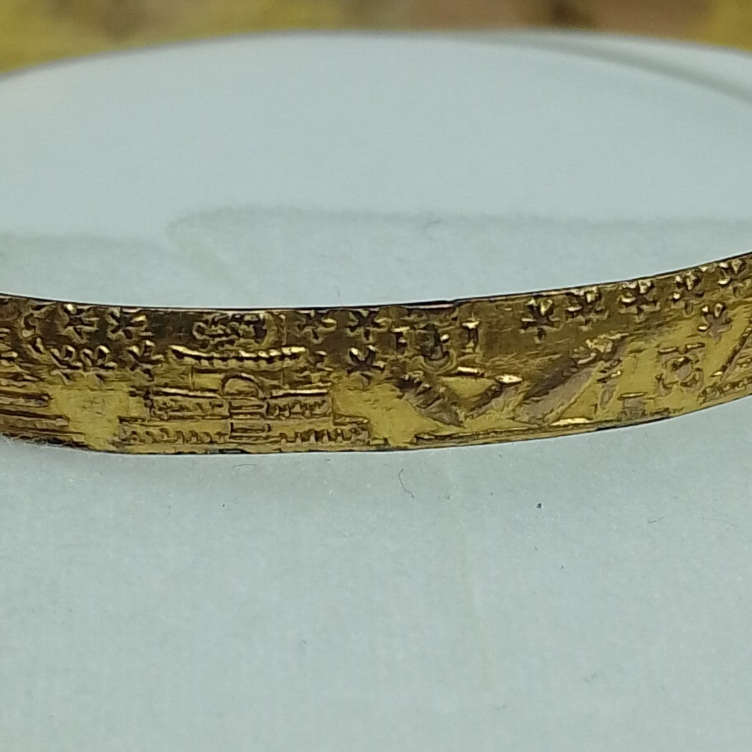 PULSERA RIGIDA ORO 10 K 10.3 GRMS (SEMINUEVO)
