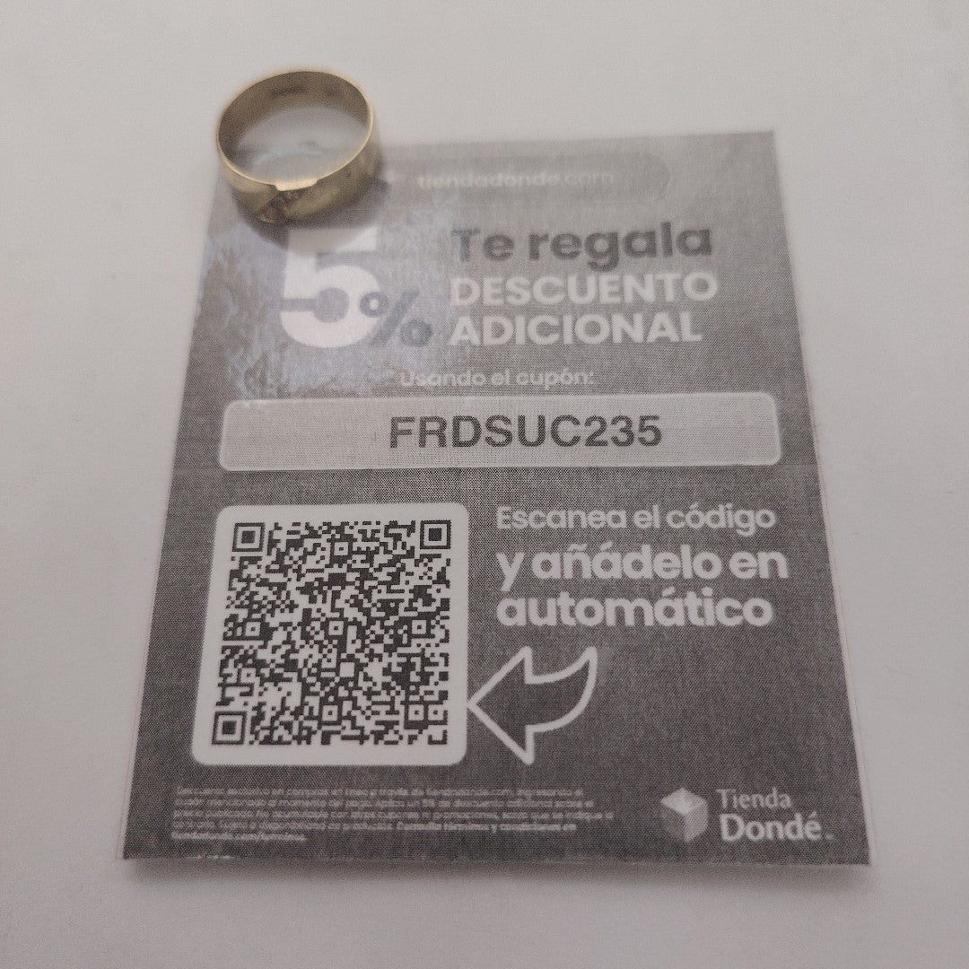ARGOLLA ORO 10 K 2.8 GRMS (SEMINUEVO)