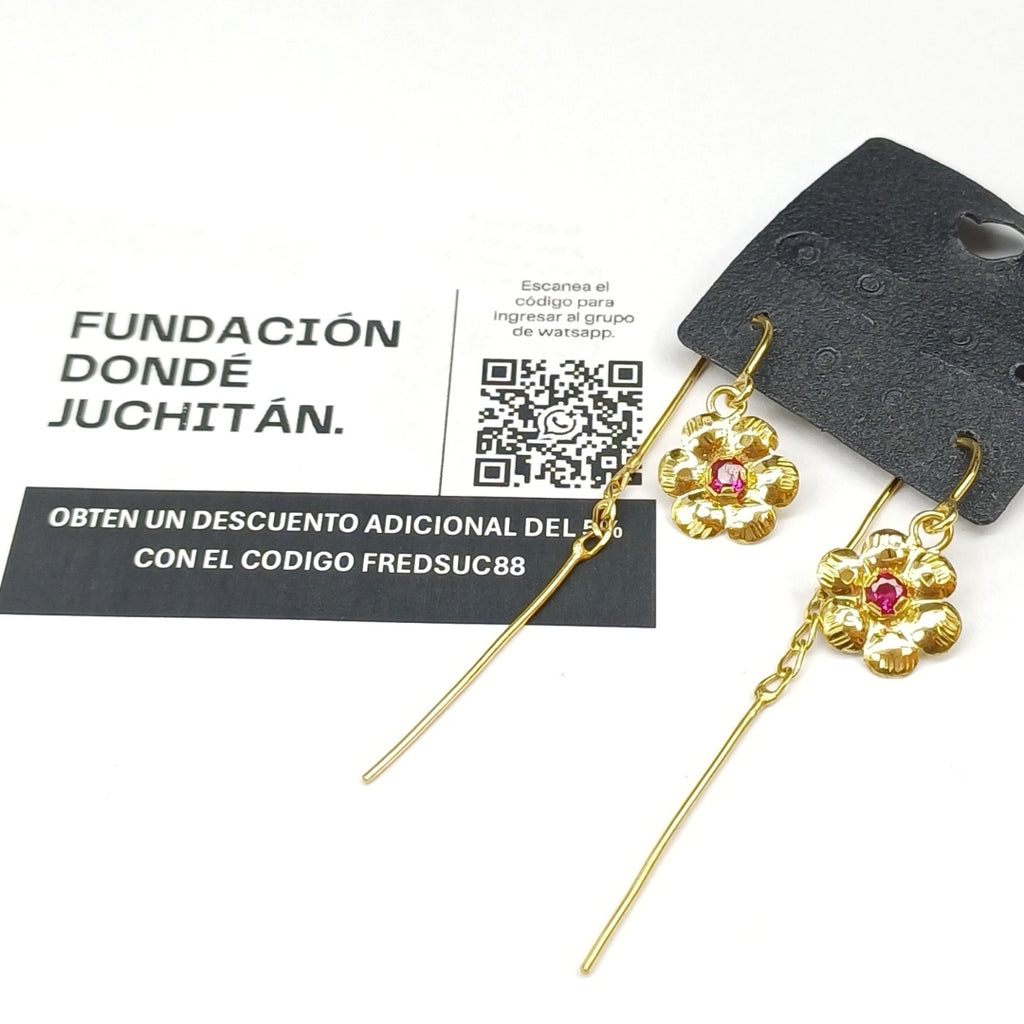 ARETES PAR ORO 10 K 2.9 GRMS (SEMINUEVO)