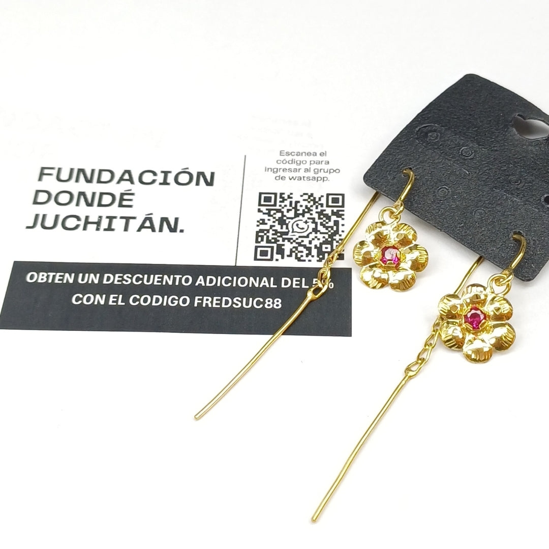 ARETES PAR ORO 10 K 2.9 GRMS (SEMINUEVO)