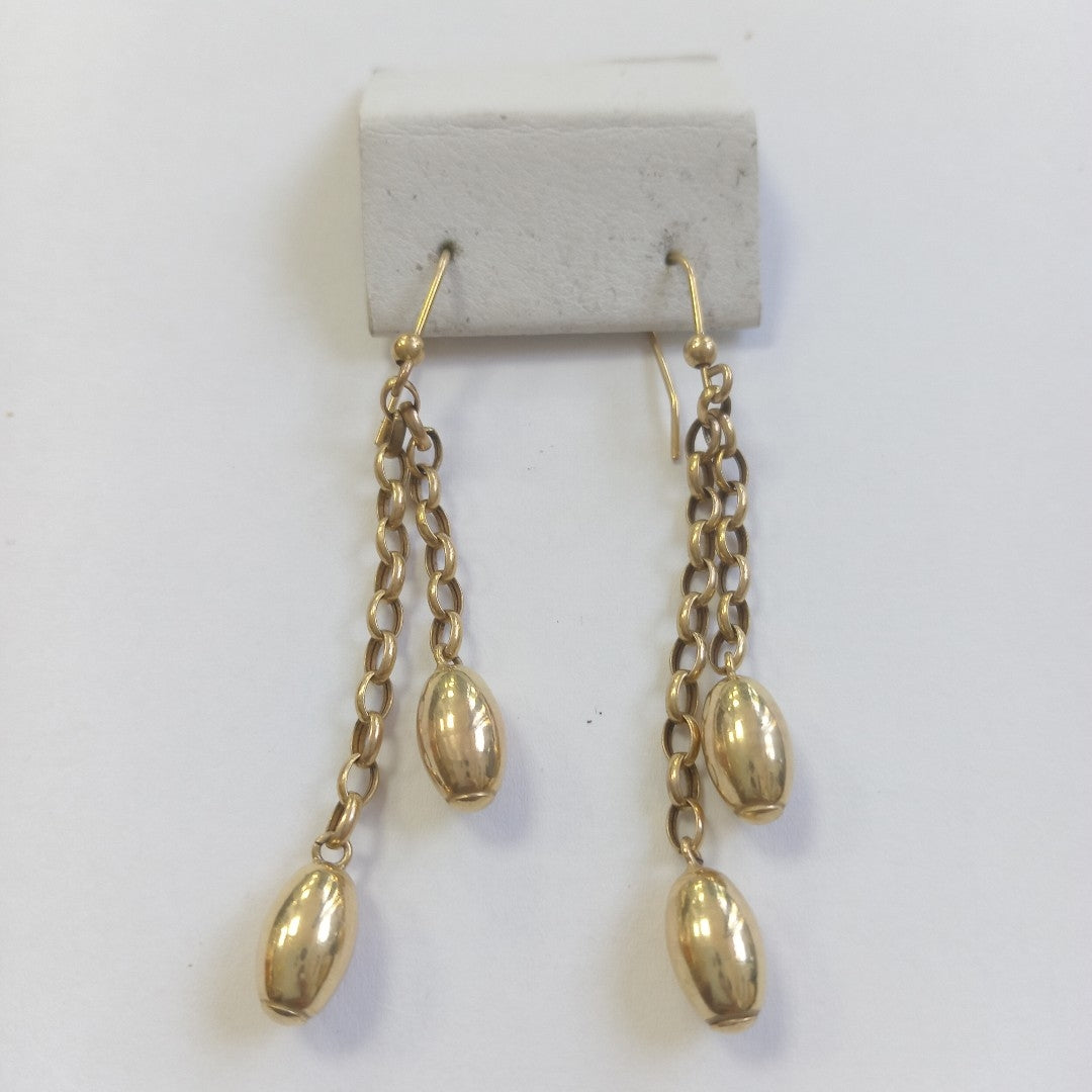 ARETES PAR ORO 14 K 2.2 GRMS (SEMINUEVO)