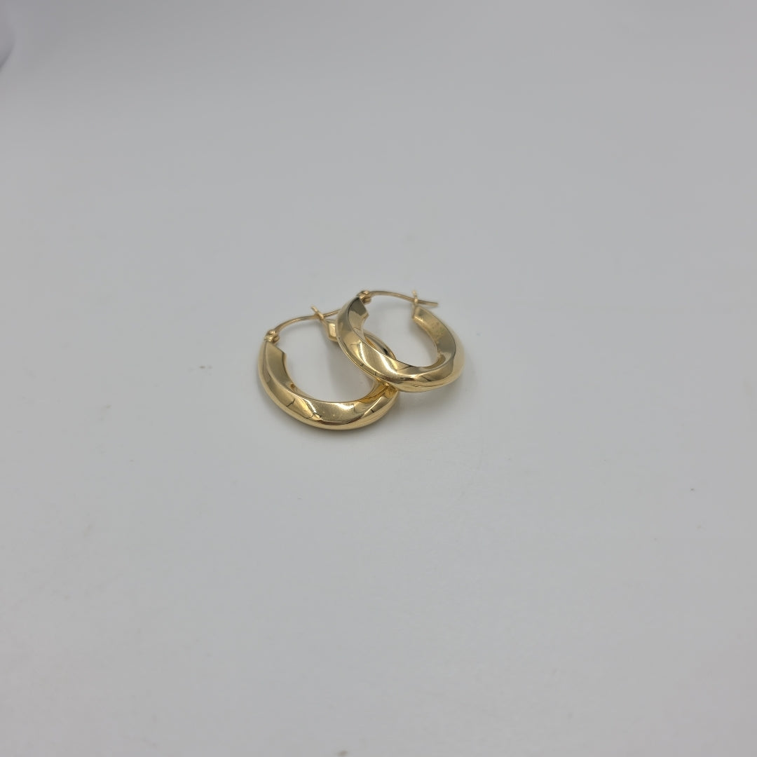 ARRACADAS PAR ORO 14 K 2.9 GRMS (SEMINUEVO)