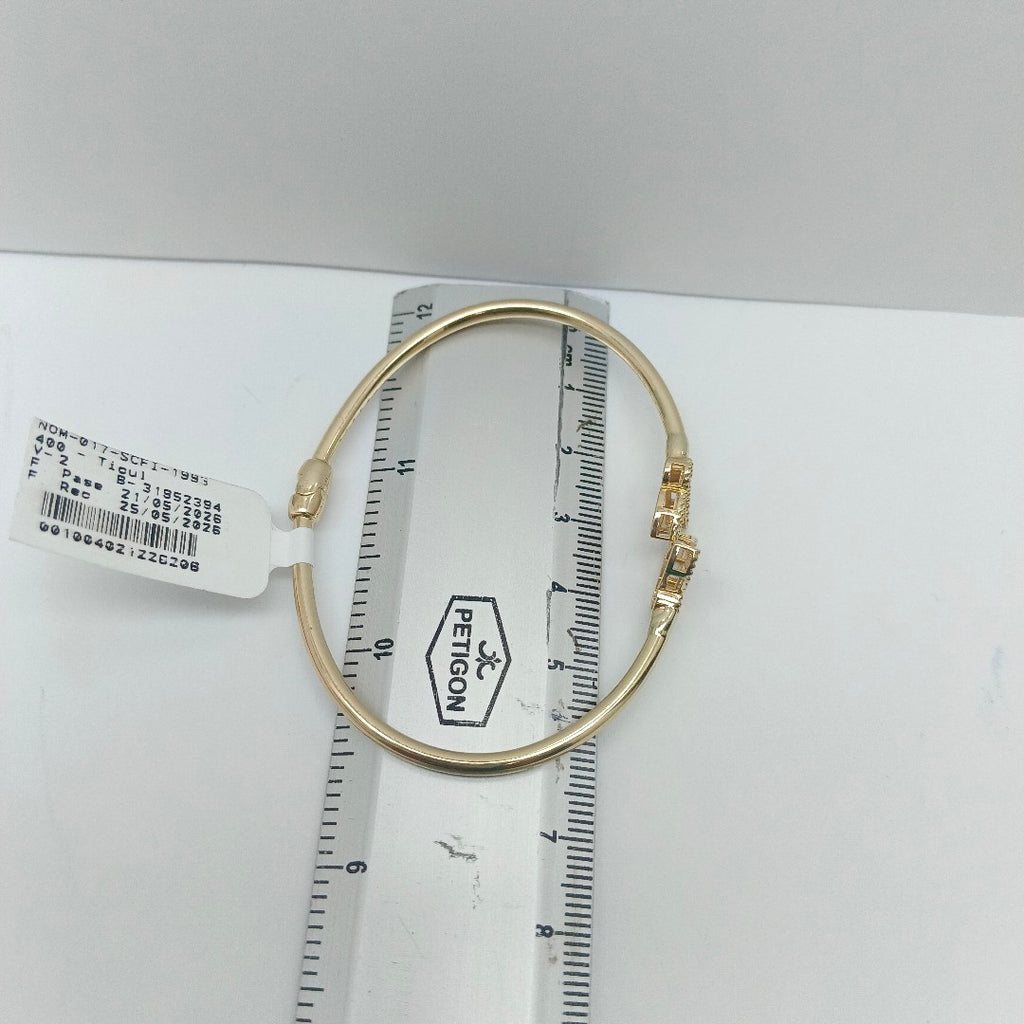 PULSERA RIGIDA ORO 14 K 7.4 GRMS (SEMINUEVO)