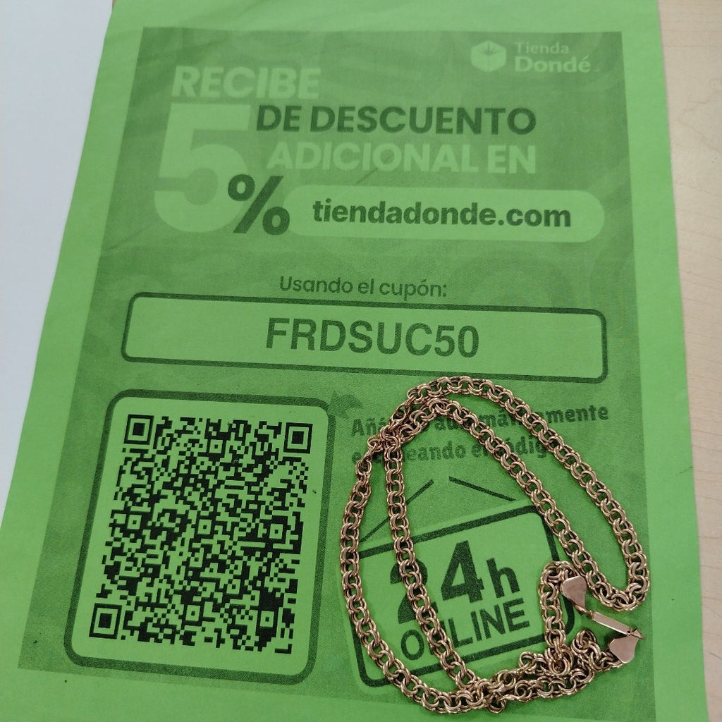 CADENA ORO 8 K 34 GRMS (SEMINUEVO)