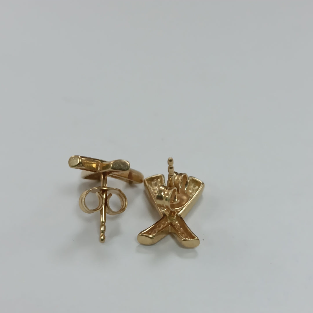 ARETES PAR ORO 14 K 2.3 GRMS (SEMINUEVO)