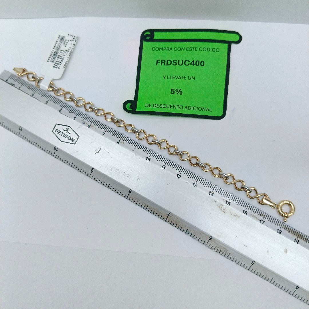 PULSERA ORO 14 K 4.3 GRMS (SEMINUEVO)