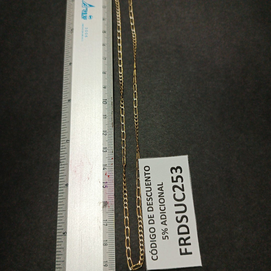 CADENA ORO 14 K 3,70 GRMS (SEMINUEVO)