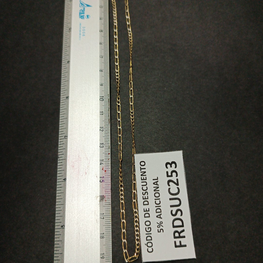CADENA ORO 14 K 3,70 GRMS (SEMINUEVO)