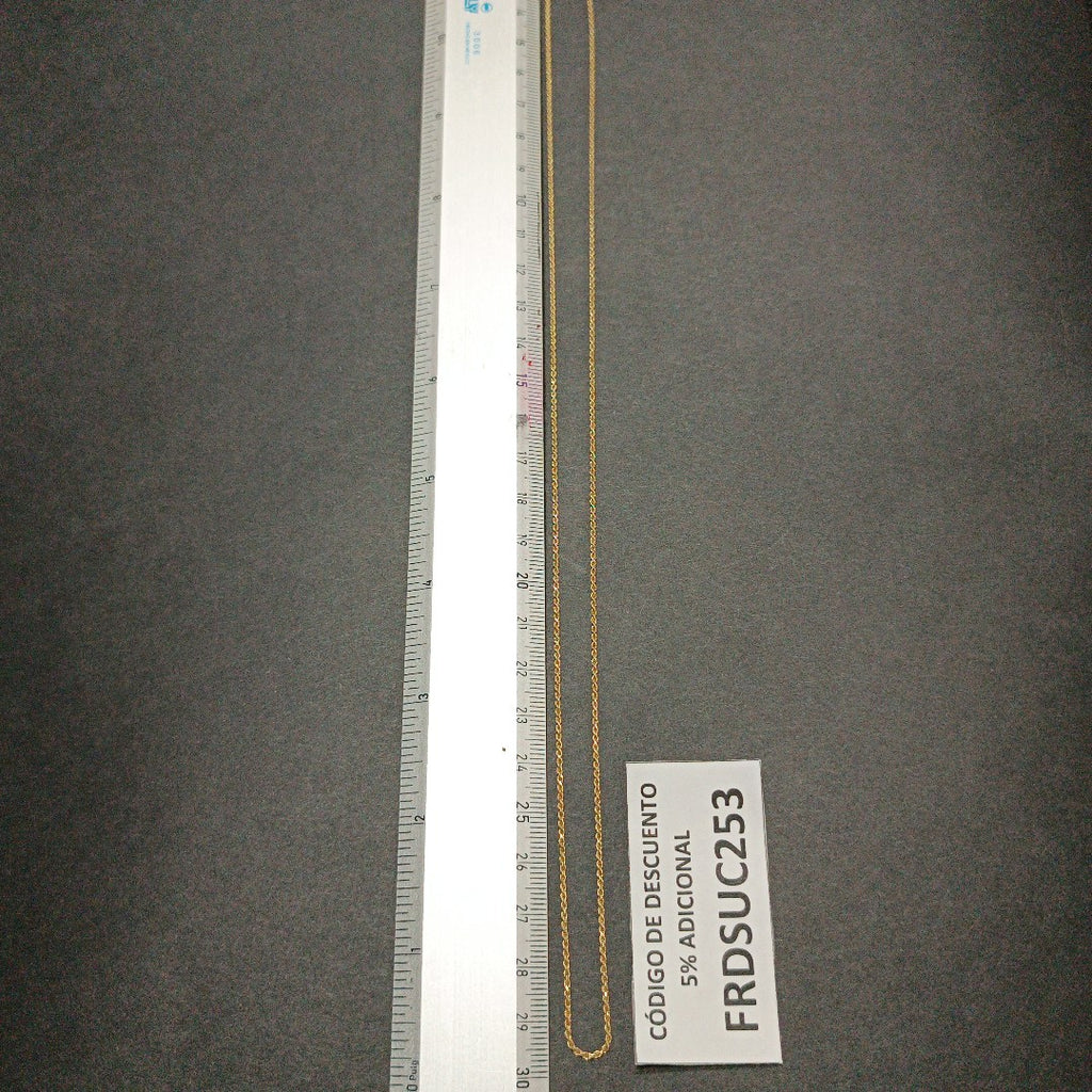 CADENA ORO 14 K 3,80 GRMS (SEMINUEVO)