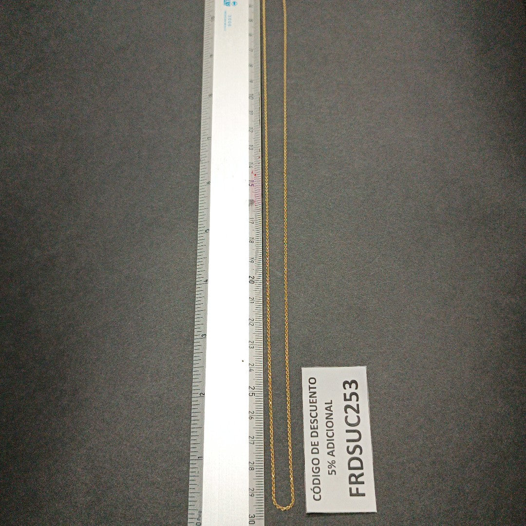 CADENA ORO 14 K 3,80 GRMS (SEMINUEVO)