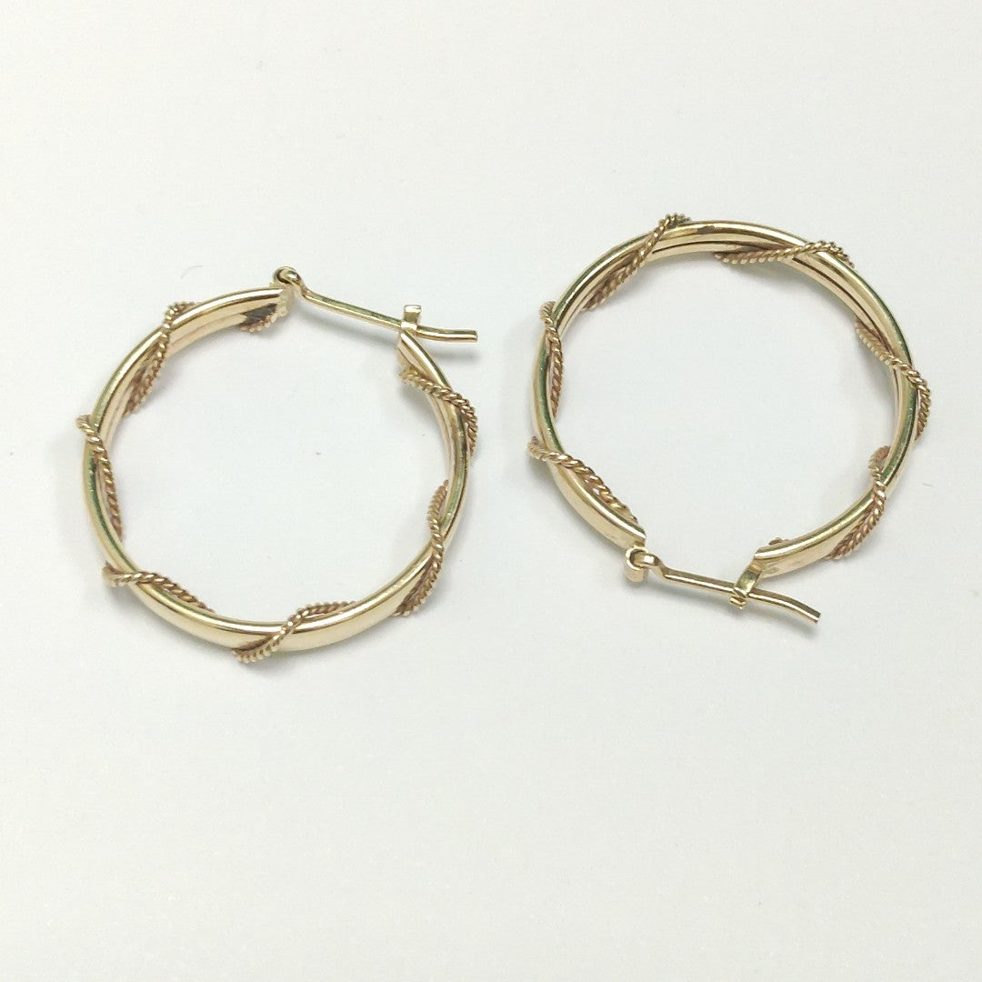 ARRACADAS PAR ORO 14 K 3,30 GRMS (SEMINUEVO)