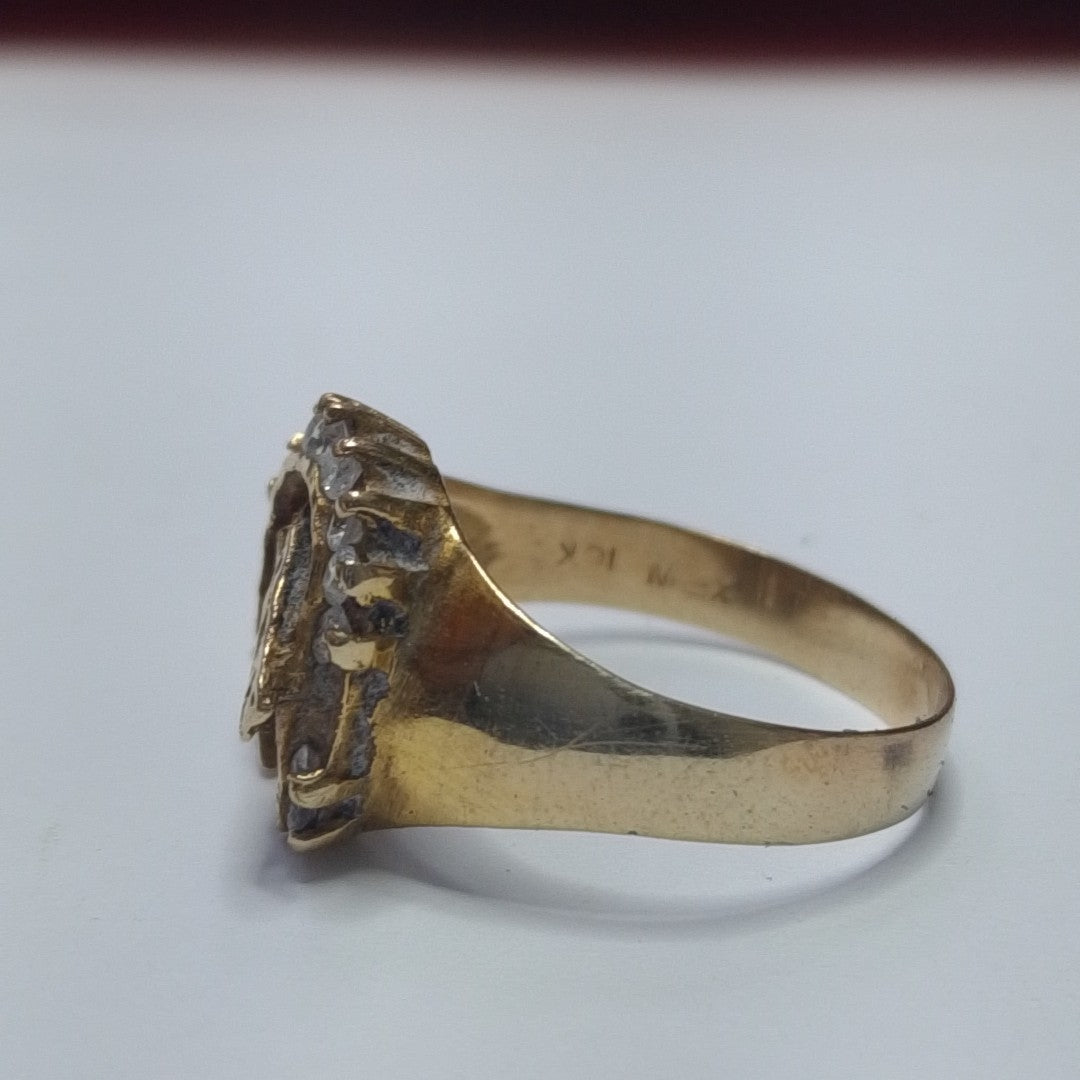 ANILLO ORO 10 K 2,60 GRMS (SEMINUEVO)