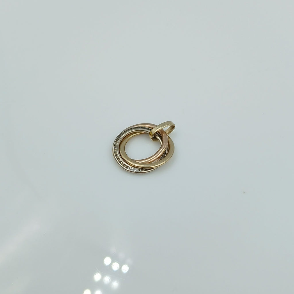 DIJE ORO COMBINADO 14 K 1.7 GRMS (SEMINUEVO)