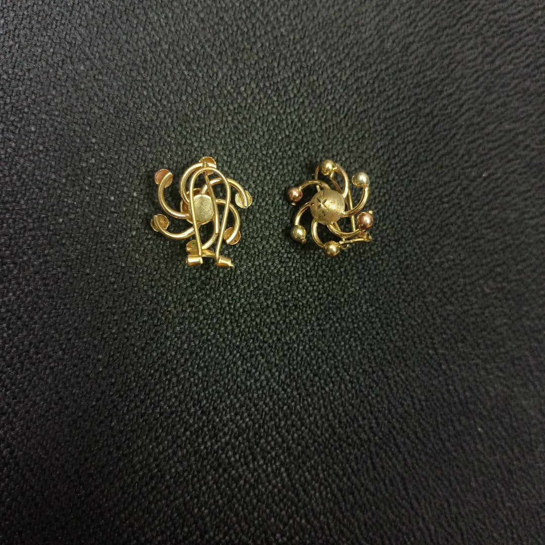 ARETES PAR ORO 10 K 3.2 GRMS (SEMINUEVO)
