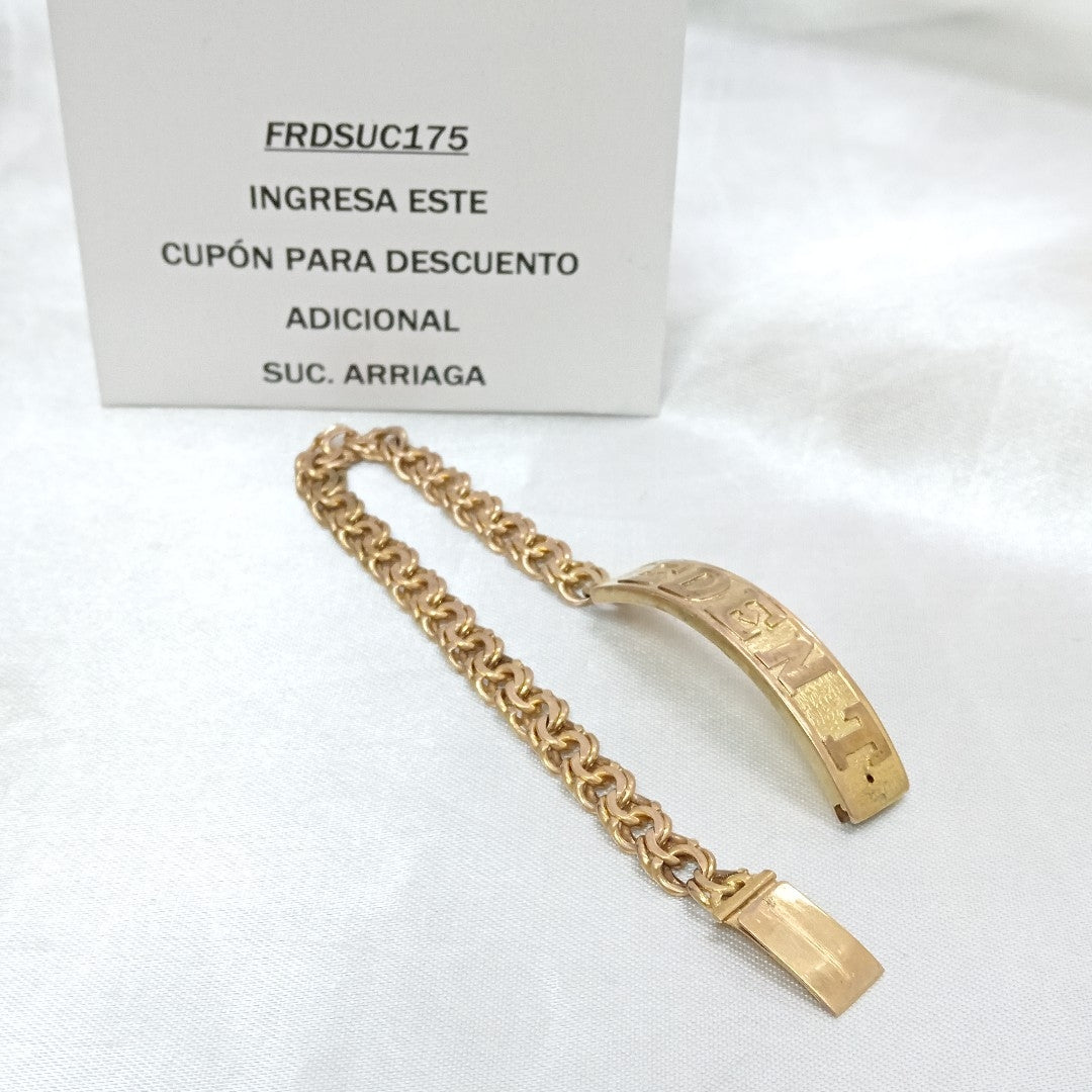 ESCLAVA ORO 10 K 18.4 GRMS (SEMINUEVO)