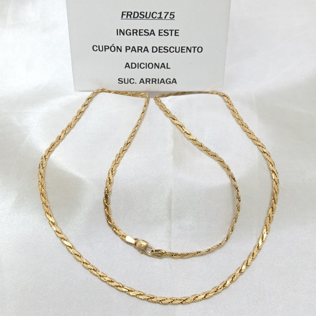 GARGANTILLA ORO 14 K 19,70 GRMS (SEMINUEVO)