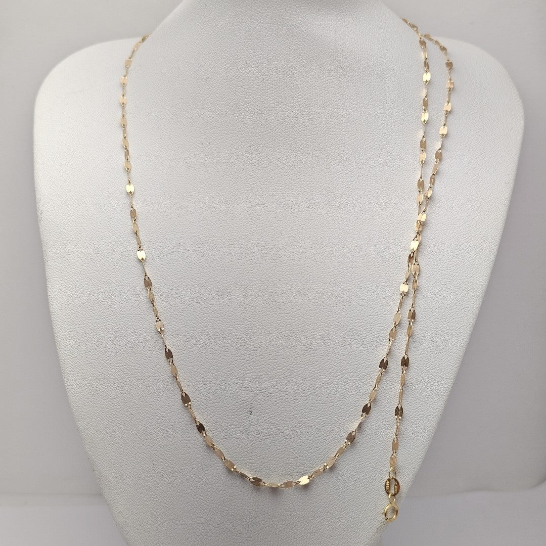 CADENA ORO 14 K 1,80 GRMS (SEMINUEVO)