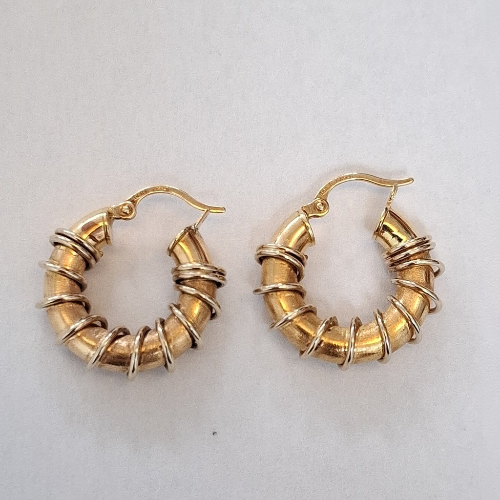 ARRACADAS PAR ORO 14 K 4,50 GRMS (SEMINUEVO)