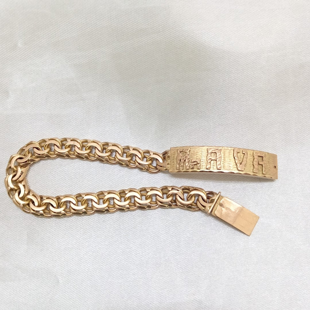 ESCLAVA ORO 10 K 24.3 GRMS (SEMINUEVO)