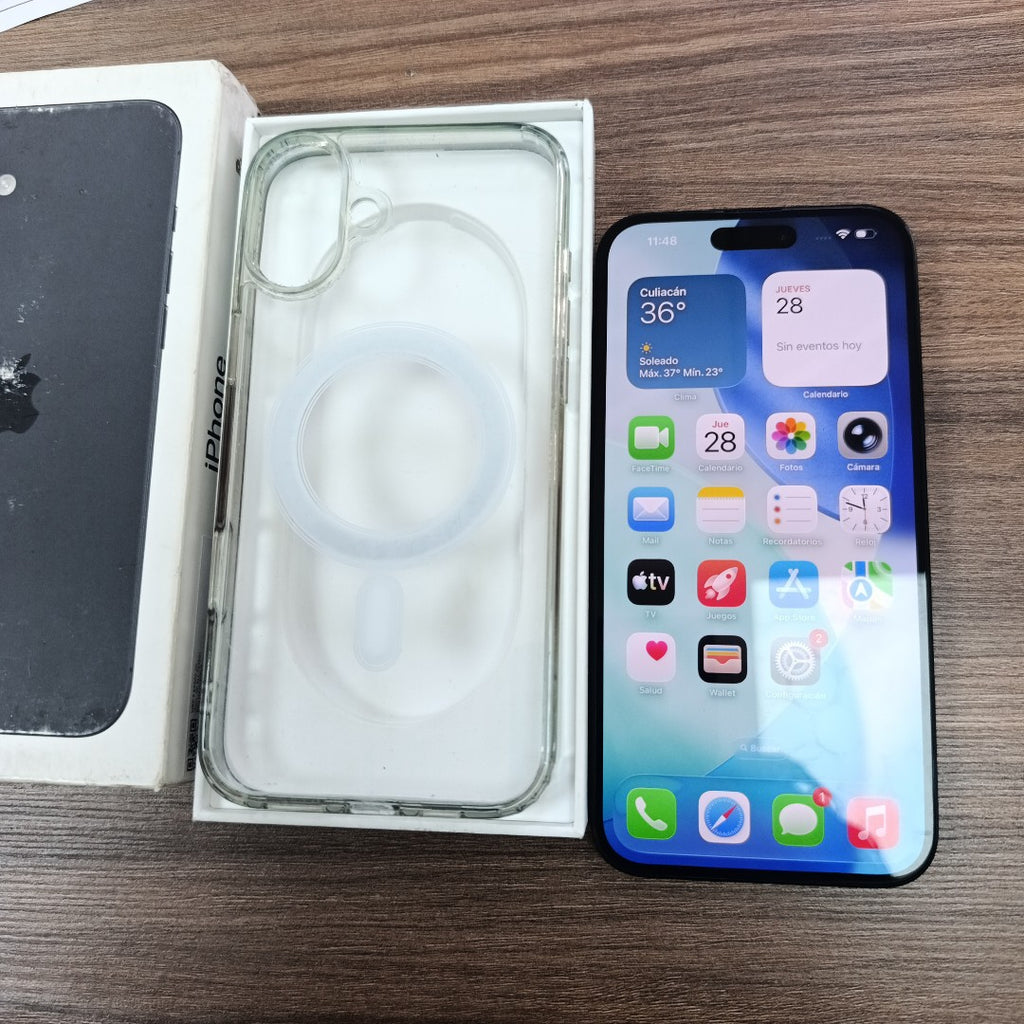 CELULAR APPLE IPHONE 16 PLUS A3290 (2024) 128 GB 8 GB RAM (SEMINUEVO)