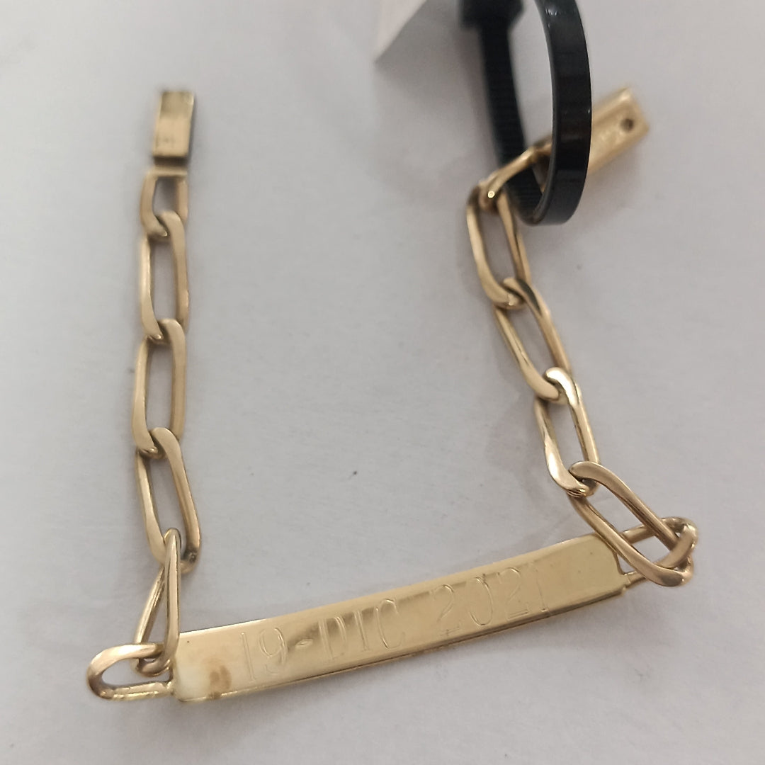 ESCLAVA ORO 14 K 4,50 GRMS (SEMINUEVO)