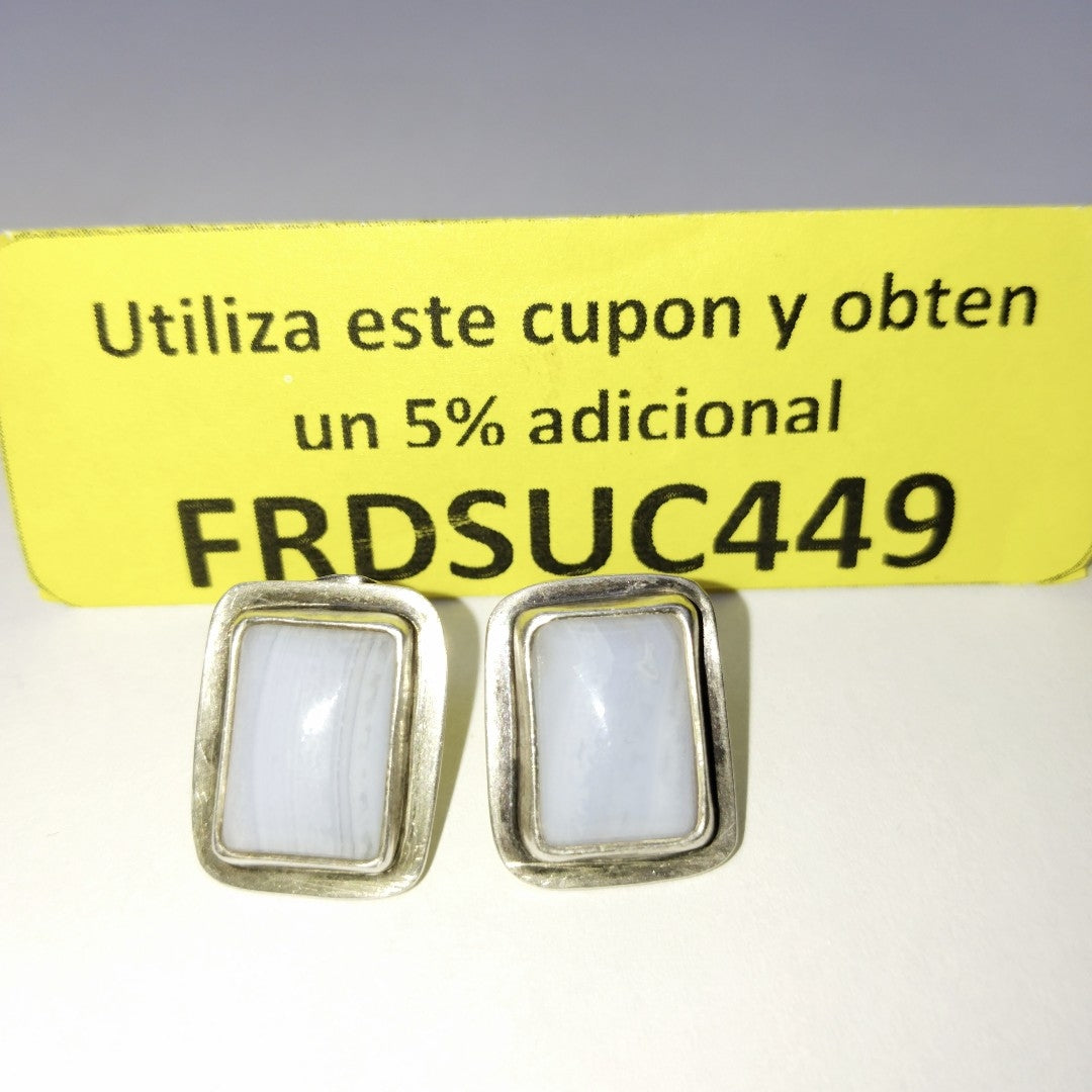BROQUELES PAR PLATA 8.4 GRMS (SEMINUEVO)