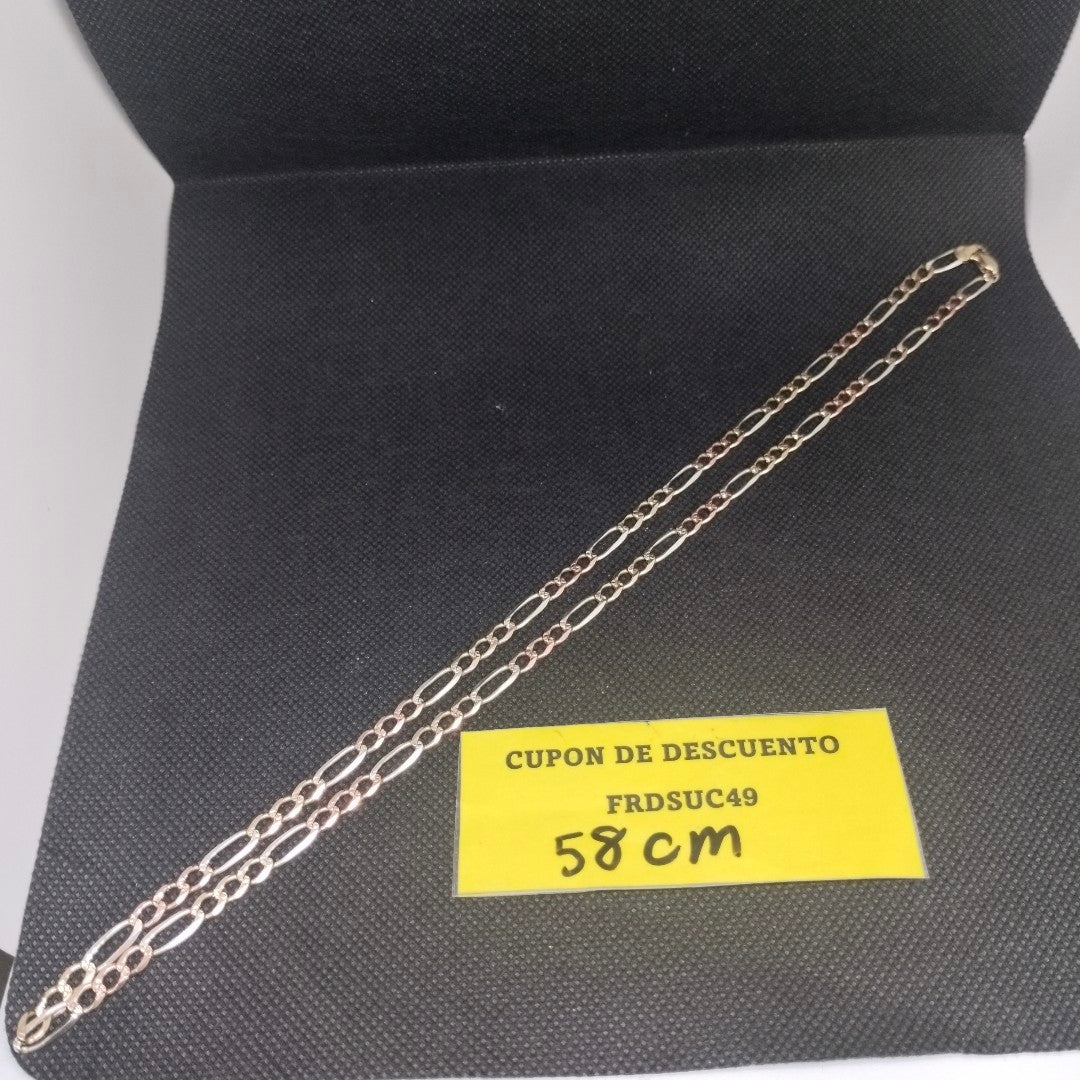 CADENA ORO COMBINADO 10 K 15.2 GRMS (SEMINUEVO)