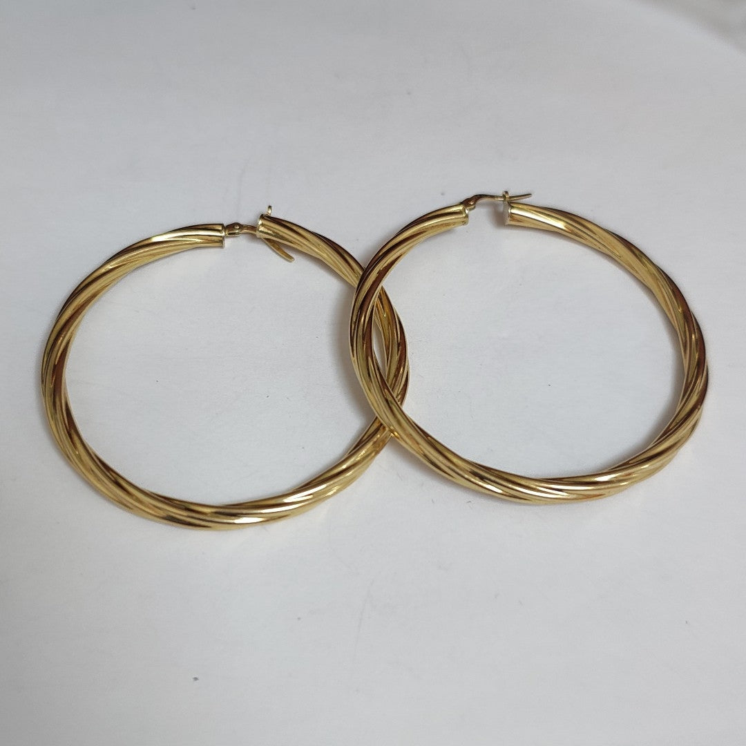 ARRACADAS PAR ORO 14 K 6,70 GRMS (SEMINUEVO)