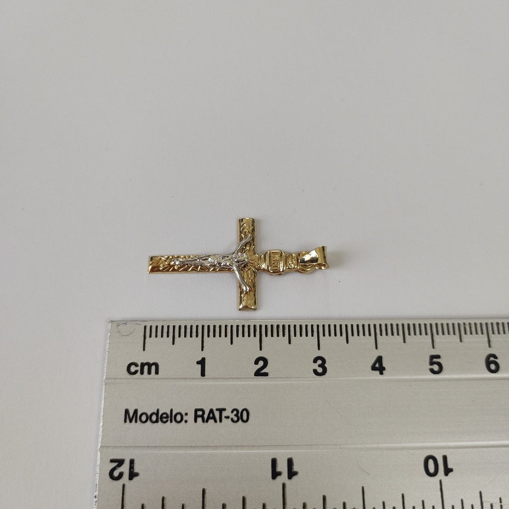 CRUCIFIJO ORO 10 K 0.7 GRMS (SEMINUEVO)