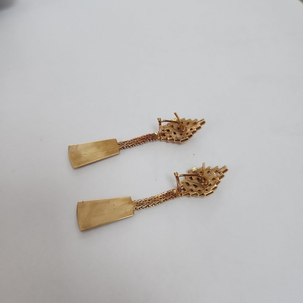 ARETES PAR ORO 16K 16,30 GRMS (SEMINUEVO)