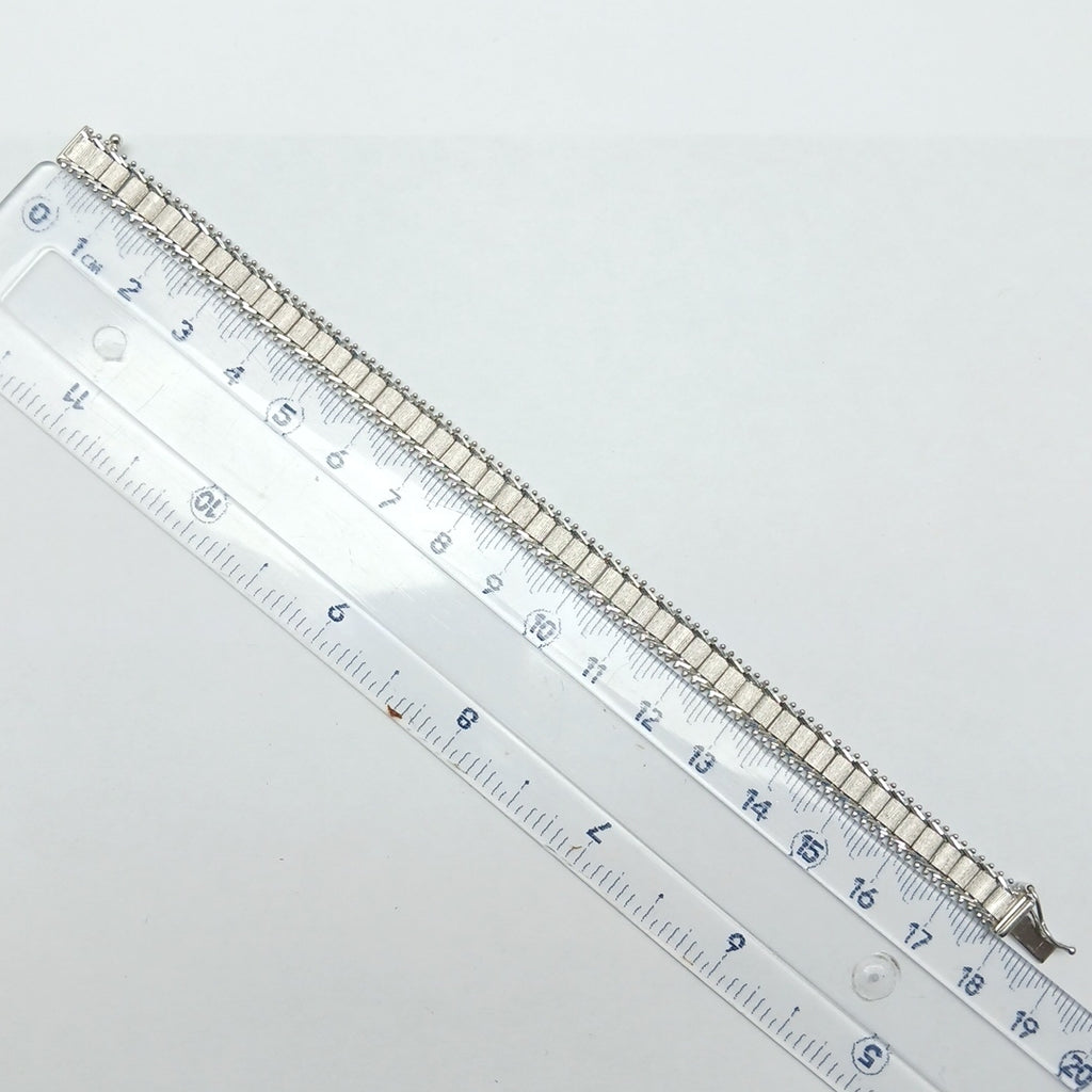 PULSERA ORO, ORO BLANCO 14 K 11.3 GRMS (SEMINUEVO)