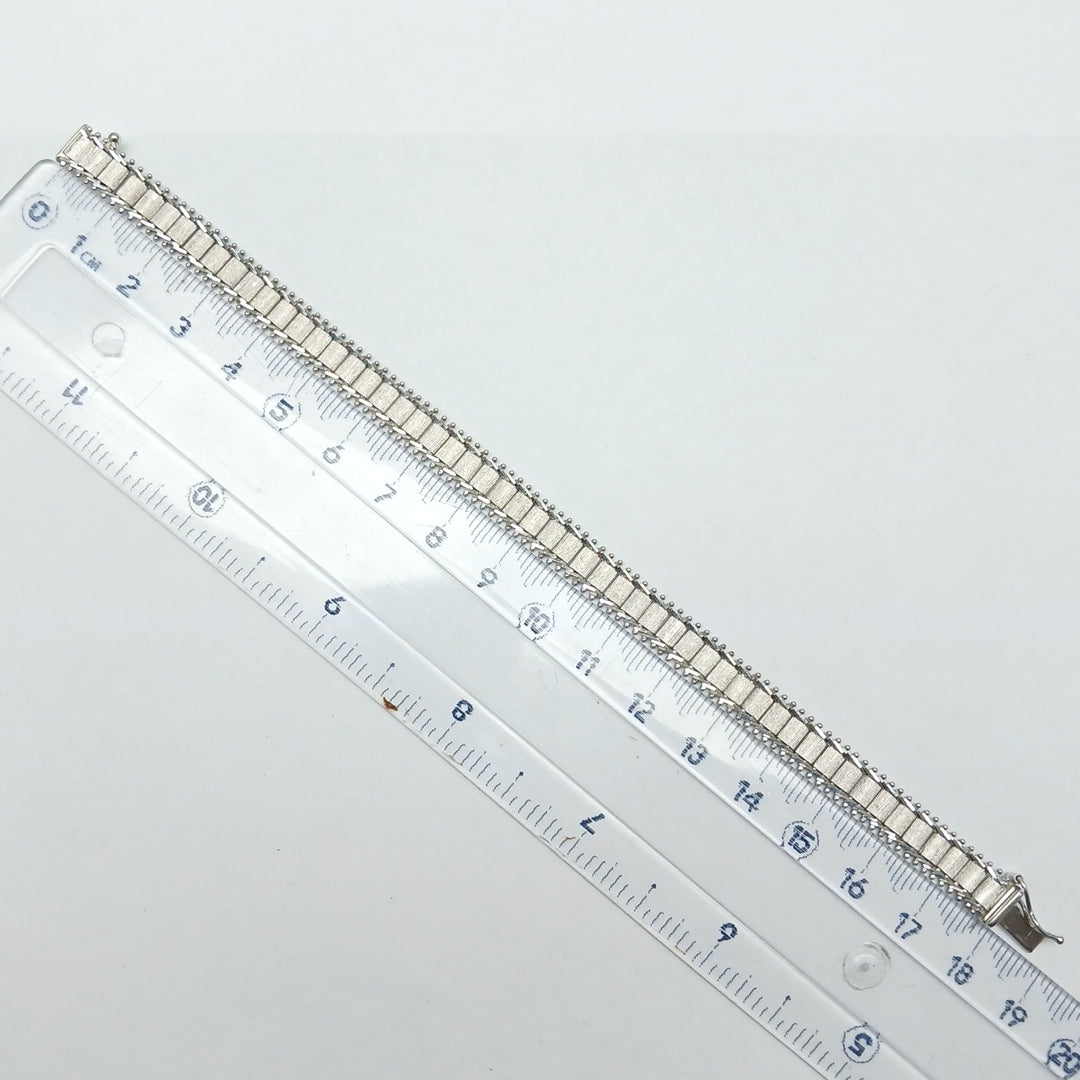 PULSERA ORO, ORO BLANCO 14 K 11.3 GRMS (SEMINUEVO)