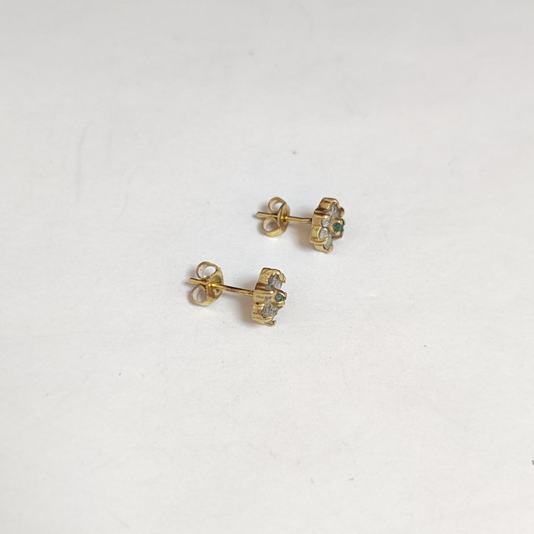 BROQUELES PAR ORO 14 K 2,00 GRMS (SEMINUEVO)