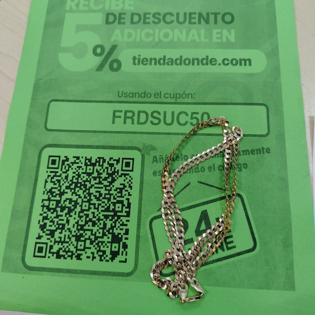 CADENA ORO 14 K 22.8 GRMS (SEMINUEVO)