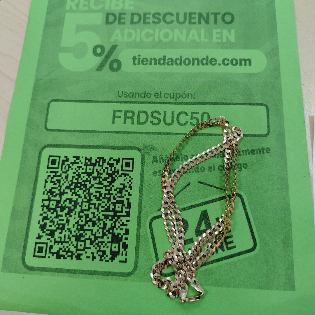 CADENA ORO 14 K 22.8 GRMS (SEMINUEVO)